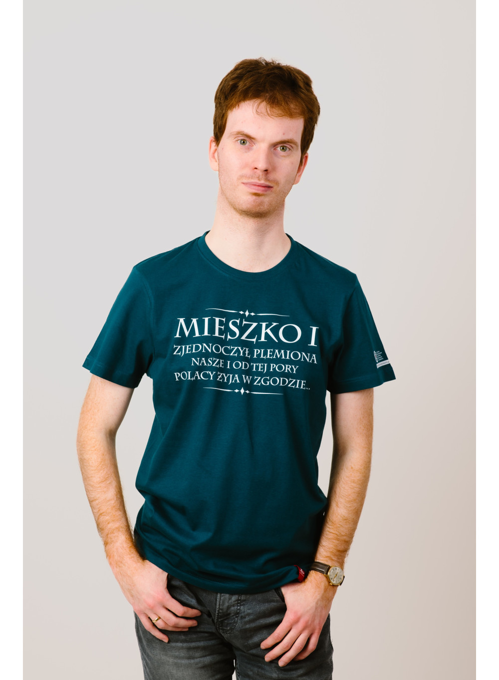 Koszulka Mieszko I męska czarna
