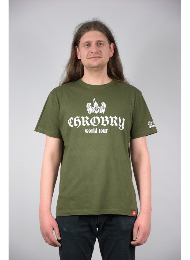 koszulka chrobry tour męska military