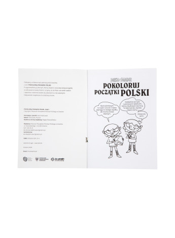 Kolorowanka Pokoloruj początki Polski