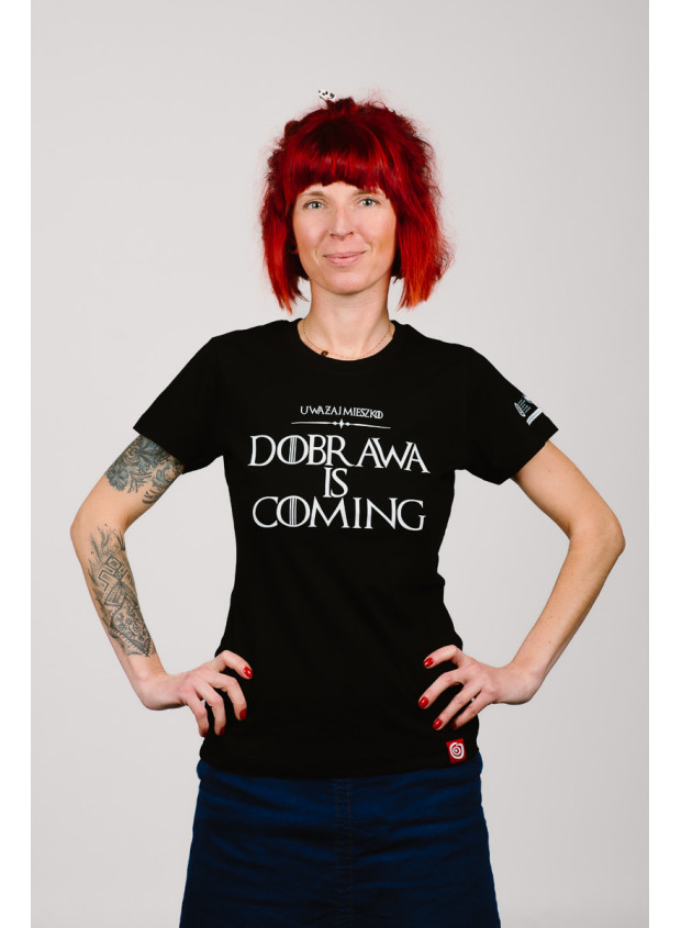 Koszulka Dobrawa is coming damska