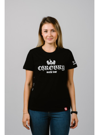 Koszulka  chrobry tour damska czarna