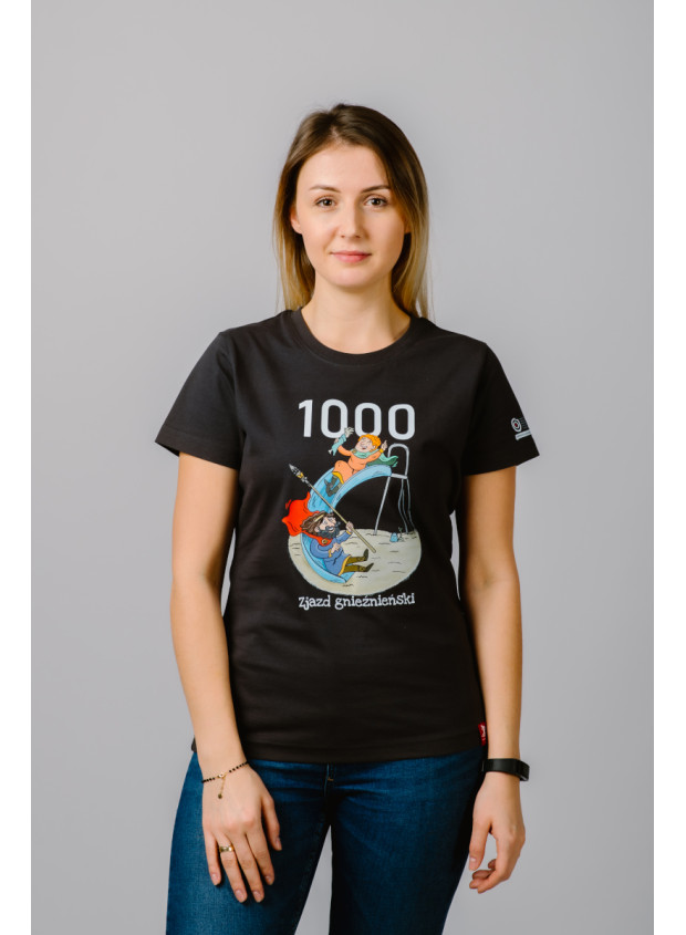 Koszulka 1000 zjazd gnieźnieński damska